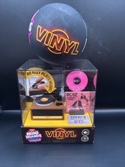 Mini Brands Really Works MINI RECORD PLAYER + CAPSULE Vinyl Playset Series 1 NEW