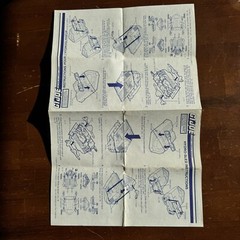Vintage GI Joe Cobra ARAH Large Set Of Original Blueprints Canadian Released