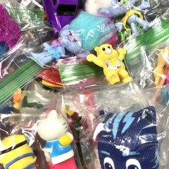 Boys & Girls Action Figure/Small Doll Lot Ages 6+ 5 Lbs Of Toys Cleaned