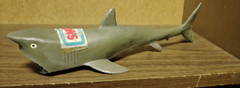 Chemtoy Official JAWS Shark w/sticker 1975 70s vintage Jaws movie