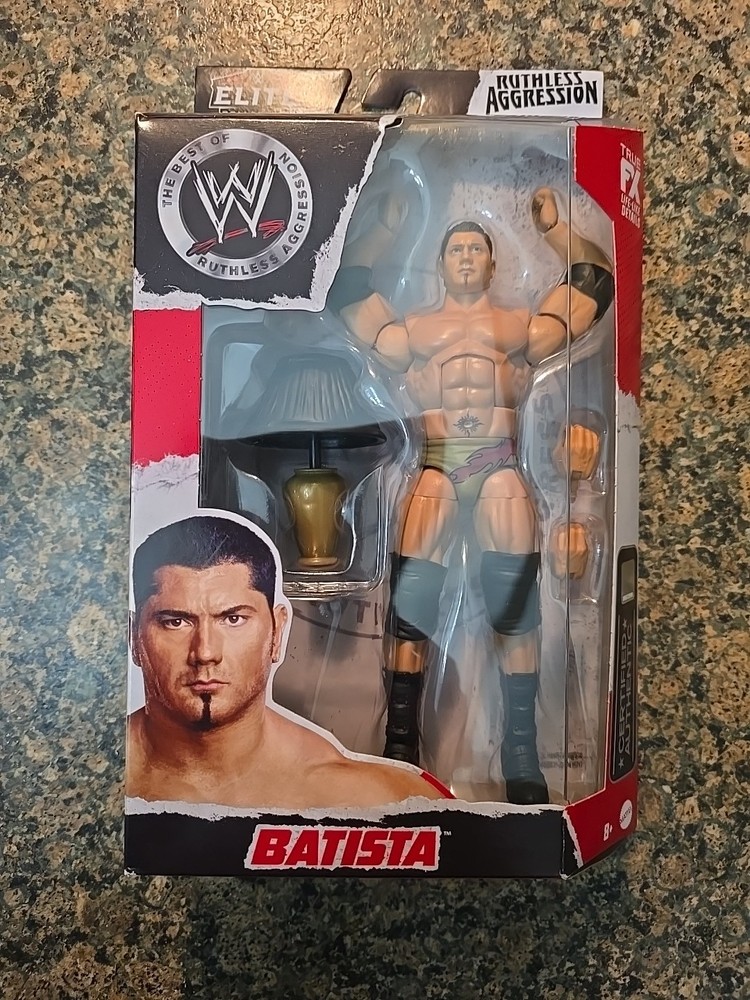 WWE Walmart Exclusive Elite Ruthless Aggression Series 1 Batista Brand New Seale