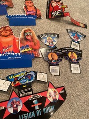 WWE WWF Jakks BCA Bone Crushing Action Insert Lot Stone Cold Razor Diesel Bret