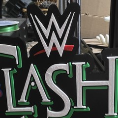 WWE Mattel Elite Clash In Italy PLE 2026 6.5 X 6 Inch Logo Accessory