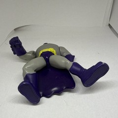 DC Comics Batman Action Figure Gray Black Yellow blue Plastic Comic Book Hero