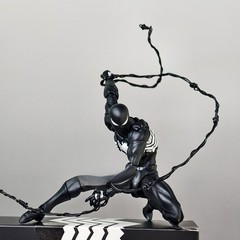 New In Box Mess Toys Symbiote Spider-Man Action Figure Toy With Extra Webbing