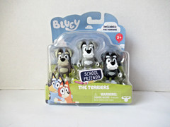 Bluey The Terriers 3-Pack School Friends Jo Dan Adam Figures Scottish New In Box