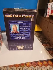 2 RIC FLAIR FIGURES JAKKS ROYAL RUMBLE AND MATTEL RETROFEST