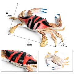 Crucifix Crab Toy Action Figure Small Animal Figurine Doll Gift for Kids