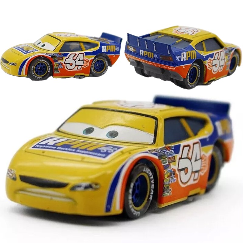 Set of 2 Disney Pixar Cars Rare No.64 RPM Hauler Truck Diecast Model Toy Gift