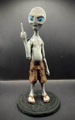Large 8” Collectible 3D Printed Insolent Alien Display Figure