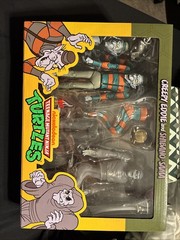 NECA TMNT Cartoon Creepy Eddie Shibano-Sama 2 Pack Action Figures