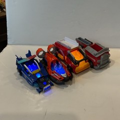 Paw Patrol Transform Vehicle Lot Of 4