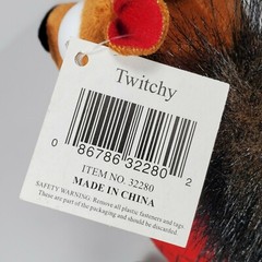 HOODWINKED MOVIE TWITCHY THE SQUIRREL PLUSH STUFFED TOY FIGURE PROMO? 2006 NWT