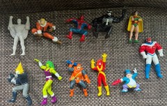 Vintage Marvel PVC figure 90s Applause Lot Spider Man Ghost Rider Venom She Hulk