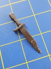 Original Vintage Marx Johnny West Brown Saddle Rifle Knife Blanket Accessory Lot