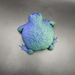 Rain Frog Articulated Figure 3D Printed Collectable Multi Color