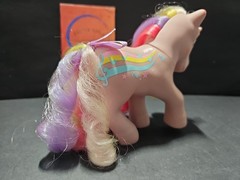 Vntg 1989 Hasbro My Little Pony Early Gen 1 Rainbow Curl “Streaky” Figure Only