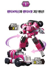 MINIFORCE PENTA X BOT LUCY Ver T. Lucybot Pink Transforming Robot Truck Car 2021