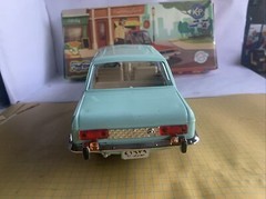 Hillman hunter (Paykan Javanan )toys 1/18 , Hard plastic Turquoise Color Loose