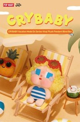 POP MART x Crybaby Vacation Mode On Series Vinyl Plush Key Pendant Figure Doll