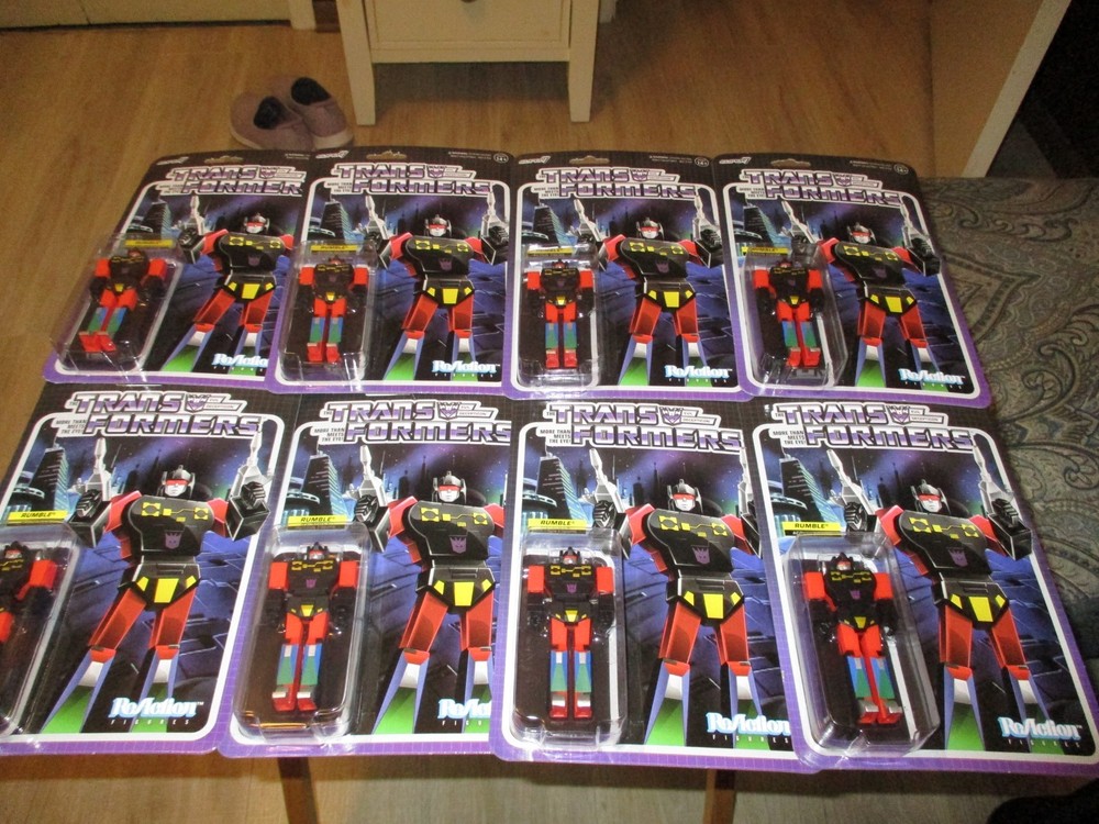 Transformers G1 Super7 Reaction Figures Lot of (8) Rumble’s MISP