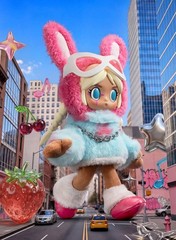 Pop Mart X Peach Riot Fruit Punch Series- Poppy Plush Doll Pendant NWT