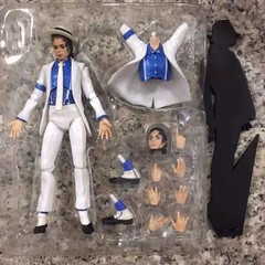 Michael Jackson Smooth Criminal Moonwalk Action Figure Movable MJ Model Toy Gift