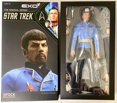 Exo-6 STAR TREK: TOS Mirror Universe Spock 1:6 Figure, MIB, NEW L@@K