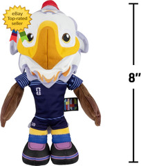 World Cup 2026 USA 8 Inch Plush Bald Eagle Mascot Soft Collectible Toy Ages 3