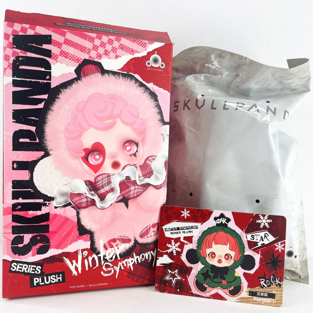 POP MART x SKULLPANDA Winter Symphony Series Confirmed Plush Figure Toys Dolls