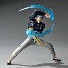 Kaiyodo Revoltech Amazing Yamaguchi Garou One Punch Man Action Figure with Bonus