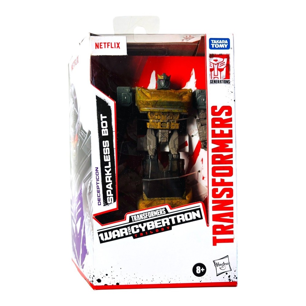 Transformers Netflix Sparkless Bot Decepticon War for Cybertron Figure NEW USA