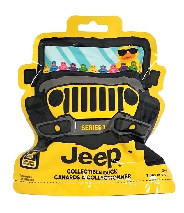 New & Sealed Jeep® Branded Ducks 2 Inch Vinyl Figure Blind Bag Jeep Ducking