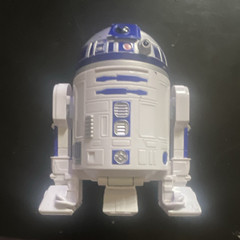 Star Wars R2-D2 Action Figure Droid Plastic White Blue Silver