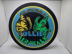 Retro Airwalk Skateboard shoes mascot logo light box sign 80’s Retro Style