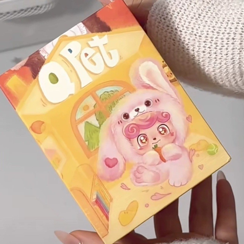 Jotoys Q.Kid Cute Pet Babies Series Plush Doll Cute Design Collectible Pendant