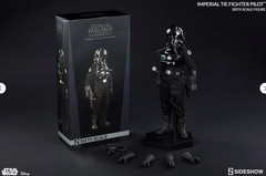 STAR WARS Imperial TIE Fighter Pilot Sideshow EXCLUSIVE 1:6 Figure #100294