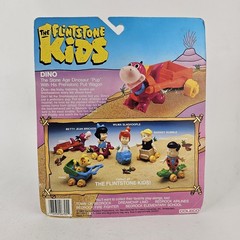 Coleco 1986 The Flintstone Kids Dino Dinosaur Pull Wagon New