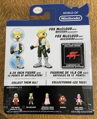 World of Nintendo 2015 Jakks Pacific Starfox Fox McCloud Action Figure