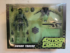 Valaverse Action Force Swarm Tracer Action Figure. Brand New and Sealed.