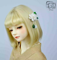 1/3 1/4 White gardenia Kimono Yukata Hair Clip Hair Accessories Model For BJD