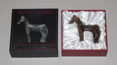 RARE NECA Blade Runner 2049 Wooden Horse Prop Replica NYCC Exclusive NEW MIB 1:1