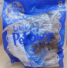 2006 Littlest Pet Shop #8 McDonald’s Happy Meal Puppy -Sealed LPS