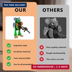 Italian Brainrot Fusion Figure Set – 3D Printed DIY Memes Action Figures, Poseab