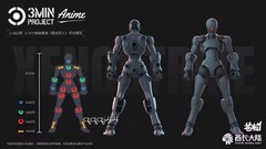 Shiek Mainland 3MIN-A Project Assemble Soldier 1/12 Action Figure Two-Body Model