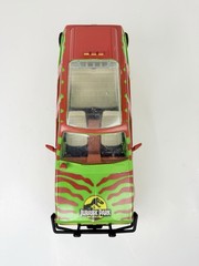 Mattel 2020 Jurassic Park 1993 Ford Explorer Model Car 04 Green Yellow Red