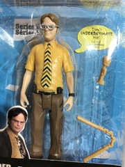The Office Dwight Schrute / Rain Wilson Action Figure Dunder Mifflin SEALED NEW