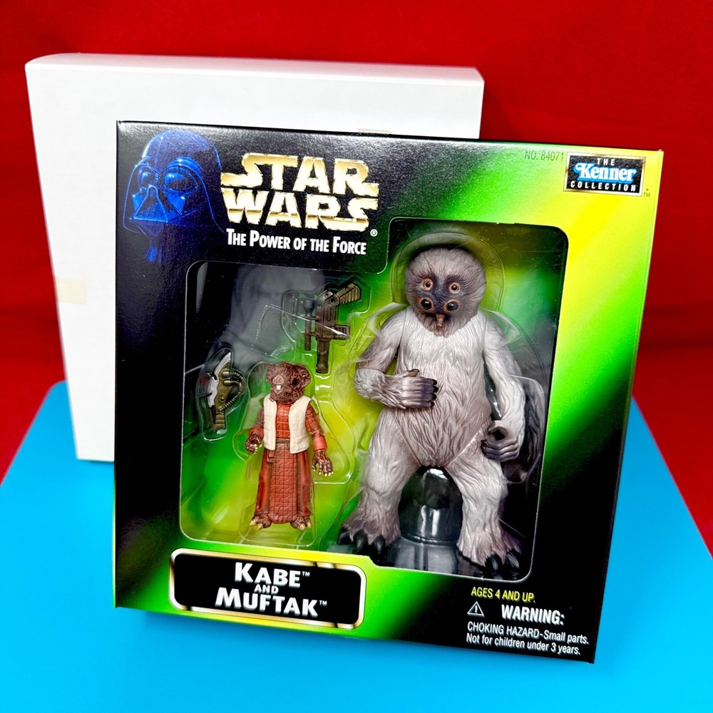 Star Wars Power of the Force Kabe And Muftak Figure Set 1998 Sealed POTF