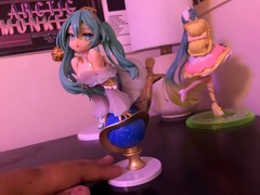 17cm Hatsune Miku Glittering Star Ver Figure PVC Anime Statue Kawaii Model Gift