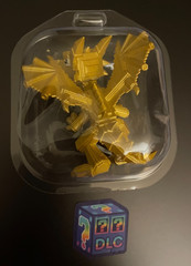ROBL0X Steal a Brainrot DRAGON CANNELLONI Figure Toy w/ DLC Code Rare Gold SAB